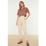 Trendyol Brown Polo Neck Crop Knitted T-Shirt | Shoptok.si
