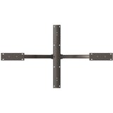  Noga blagovaonskog stola u obliku pauka crna 120x68x(72-73) cm čelik | shoptok.hr