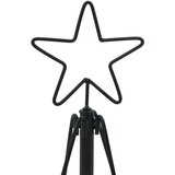  Božićno drvo u obliku čunja s stalakom Crna 90 cm Čelik | shoptok.hr