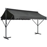  Prostostoječa tenda 400x300 cm antracitna | Shoptok.si