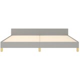  Okvir za krevet bez madraca svjetlosivi 200 x 200 cm od tkanine | shoptok.hr
