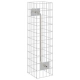 vidaXL Gabionski Stup s Vodom 100x25x25 cm Nehrđajući Čelik | shoptok.hr