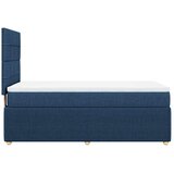  Krevet s oprugama i madracem plavi 90 x 190 cm od tkanine | shoptok.hr