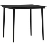  3-dijelni vrtni blagovaonski set s jastucima crni | shoptok.hr