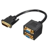 Razdjelnik Adapter (DVI-I (24+5) na 2x VGA ženski)