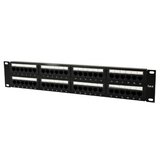 Gembird NPP-C648CM-001 Cat.6 48 port patch panel with rear cable management | ePonuda.com
