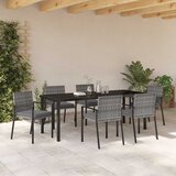  Vrtni set za objed 6 pcs Siva Čelik s prahom premazan | Eponuda.ba