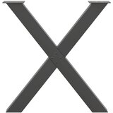  Noge za blagovaonski stol u obliku slova X, 2 kom, antracit, 70 x (72-73) cm, čelik | shoptok.hr