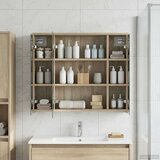  Kopalniška ogledalna omara Sonoma hrast 73,5 x 16 x 62,5 cm, (5000233299) | Shoptok.si