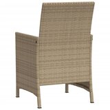  3-dijelni bistro set s jastucima miješane bež boje poliratan | Eponuda.com