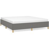  Okvir kreveta bez madraca tamnosivi 180x200 cm od tkanine | shoptok.hr