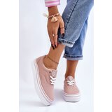 Big Star Womens Platform Sneakers LL274229 Pink Cene