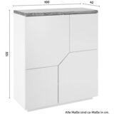 Bessagi Home Komoda Carlos, Bela | Shoptok.si
