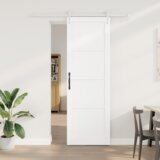 vidaXL klizna vrata Set od 2 Bijela Drvo 78 x 232 cm Klizni dijelovi | shoptok.hr