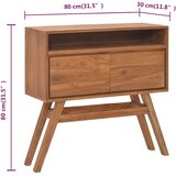  Konzolni stol 80 x 30 x 80 cm od masivne tikovine | shoptok.hr