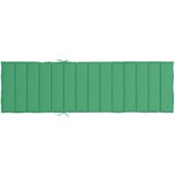 vidaXL jastuk za ležaljku zeleni 200 x 60 x 3 cm od tkanine | shoptok.hr