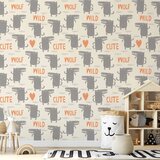  Tapeta - Cute Wolf 49x1000 Samoljepljiva | shoptok.hr