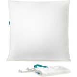 Songmics blazina, 80 x 80 cm, polnilo 1500 g, mehka prevleka iz brušenega poliestra, blazina, pralna v pralnem stroju na 60°, z vrečko za shranjevanje, cloud white TBP002W01, (21389171) Cene