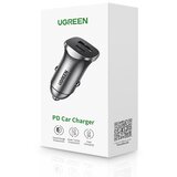 Ugreen avtopolnilec USB + USB-C PD 18W siv - box | Shoptok.si