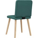  Jedilni stoli 6 kosov temno zeleno blago, (21822235) | Shoptok.si