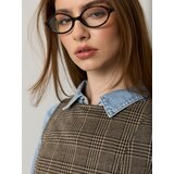 Sinsay Klasična pletena mini haljina s pojasom | shoptok.hr