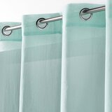 Douceur d intérieur Mentolno zelena prosojna zavesa 140x280 cm Telma – | Shoptok.si
