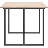  Blagovaonski stol O-oblika 180x90x75 cm od borovine i čelik | shoptok.hr