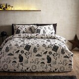 Catherine Lansfield Crna/bež posteljina za bračni krevet/za produženi krevet 230x220 cm Enchanted Witchcraft – | shoptok.hr