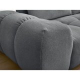 Bobochic Paris Tamno siva sklopiva/s prostorom za odlaganje sofa od šenila 278 cm Everest – | shoptok.hr