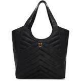 Pinko Ročna torba Tote Bag Puzzle 104536 A1EU Z99Q Črna