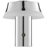Brilliant LED stona lampa KINICH, prigušiva, punjiva, dodirna, LED/2,5W/5V, 2700K, sjajni hrom | Eponuda.com