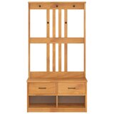  Drvo za dvoranu SANDNES 87x40x159,5 cm puno drvo bor | shoptok.hr