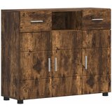  Drveni ormar s ladicama Dimljeni hrast 88,5 x 30,5 x 73 cm | shoptok.hr
