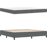  s opruga kutije Tamno siva 200 x 200 cm tkanina | shoptok.hr