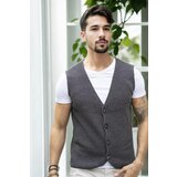 Dewberry 90862 Mens Knitwear Vest-ANTHRACITE Cijene