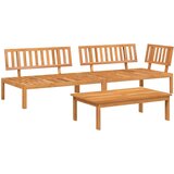  3-dijelni set vrtnih sofa od paleta od masivnog drva bagrema | shoptok.hr