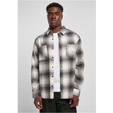 UC Men Mock Check Shirt whitesand/black Cene