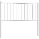 Maison Chic kovinsko posteljno vzglavje - vzglavna omarica - nočna omarica belo 100 cm, (21705078) | Shoptok.si