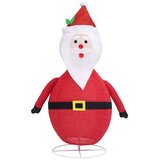  Ukrasna božićna figura Djeda Mraza LED luksuzna tkanina 90 cm | shoptok.hr