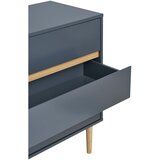 House Nordic Temno siva nizka komoda 80x80 cm Bisley – | Shoptok.si