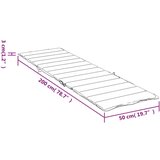  Jastuk za ležaljku jarkozeleni 200 x 50 x 3 cm tkanina Oxford | shoptok.hr