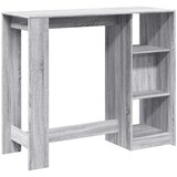 vidaXL Barski stol s policom boja hrasta sonome 124x46x103,5 cm drveni | shoptok.hr