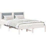  Konstrukcija postelje z vzglavjem Svetlo siva 135 x 190 cm, (5000101676) | Shoptok.si