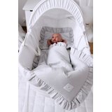  Posteljnina Simply Glamour s polnilom - Svetlo siva (65 x 50 cm) | Shoptok.si