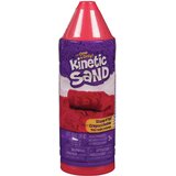 Spin Master Kinetic Sand: pritisni in zavrti modelirni pesek v rdeči barvi - Cene