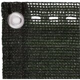 vidaXL Balkonsko platno temno zeleno 75x500 cm HDPE, (20743224) | Shoptok.si