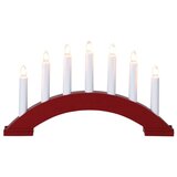 Eglo 410446 - Božićni svećnjak BEA 7xE10/3W/230V crvena | Eponuda.com