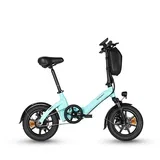 Mini zložljivo električno kolo T16 Pro, 14", 250 W 36 V 7,8 Ah, za vožnjo na delo, modra, (5000008640)