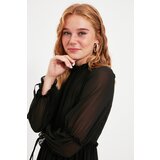 Trendyol Ženska haljina od tila sa detaljima crna | ePonuda.com