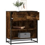 vidaXL Komoda dimljeni hrast 68x35x76 cm inženirski les Cene